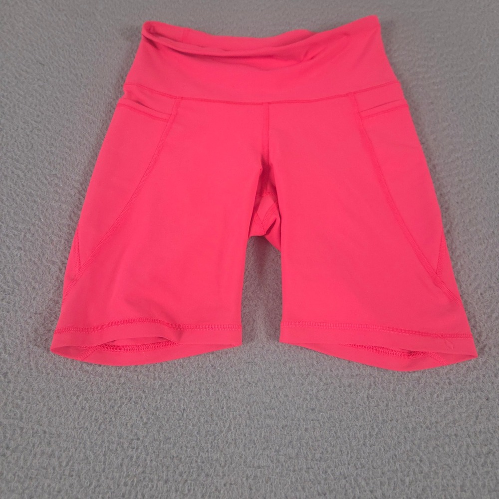 Old Navy Shorts Womens XS Pink PowerSoft High-Waisted‎ Side-Pocket Biker Active